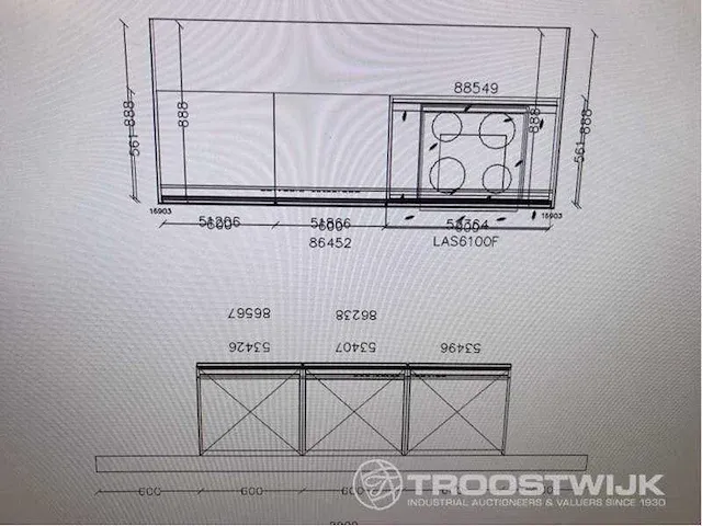 Eilandkeuken met kastenwand - afbeelding 5 van  19