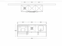 Eilandkeuken met kastenwand - afbeelding 3 van  8