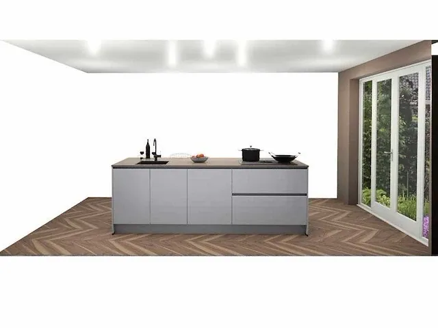 Eilandkeuken met kastenwand - afbeelding 5 van  10