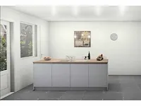 Eilandkeuken met kastenwand - afbeelding 3 van  6
