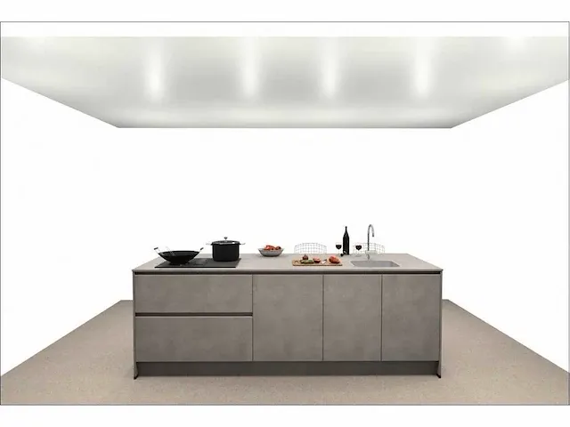 Eilandkeuken met kastenwand - afbeelding 3 van  8