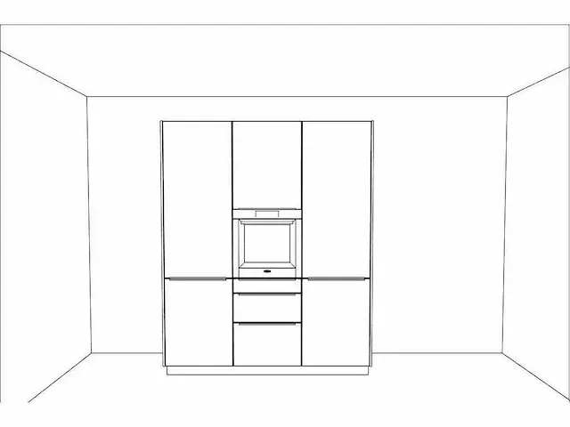 Eilandkeuken met kastenwand - afbeelding 4 van  8