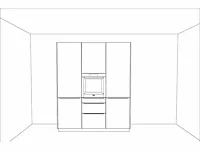 Eilandkeuken met kastenwand - afbeelding 4 van  8