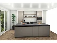 Eilandkeuken met kastenwand - afbeelding 1 van  12