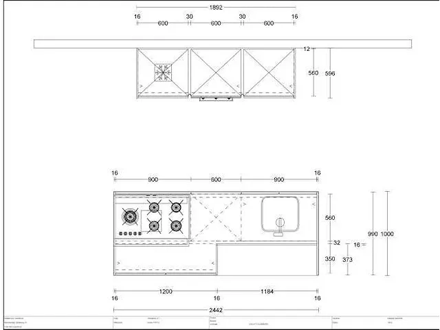 Eilandkeuken met kastenwand - afbeelding 5 van  10
