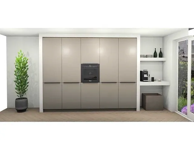 Eilandkeuken met kastenwand - afbeelding 3 van  11