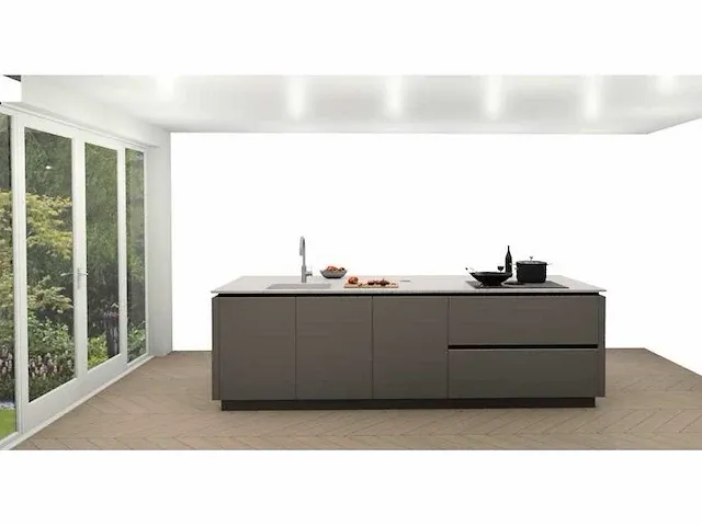 Eilandkeuken met kastenwand - afbeelding 4 van  11