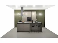 Eilandkeuken met kastenwand - afbeelding 1 van  7