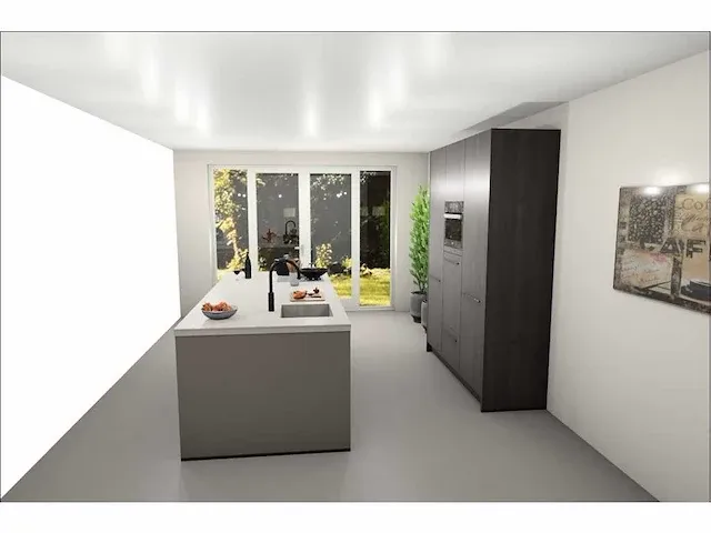Eilandkeuken met kastenwand - afbeelding 2 van  13