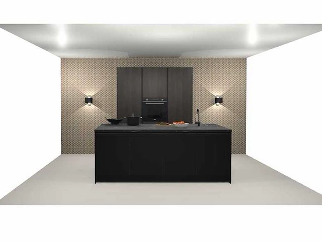 Eilandkeuken met kastenwand - afbeelding 2 van  9