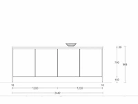 Eilandkeuken met kastenwand - afbeelding 7 van  9