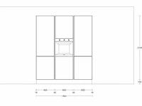 Eilandkeuken met kastenwand - afbeelding 9 van  10