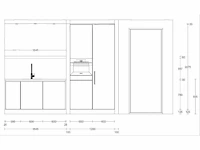 Eilandkeuken met kastenwand - afbeelding 9 van  13