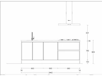 Eilandkeuken met kastenwand - afbeelding 8 van  10