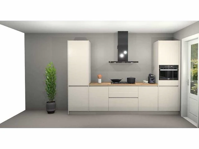 Eilandkeuken met kastenwand - afbeelding 2 van  6