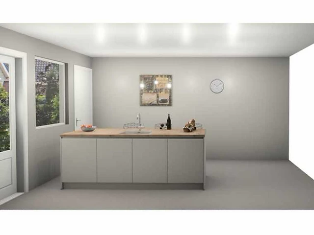 Eilandkeuken met kastenwand - afbeelding 3 van  6