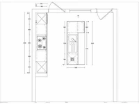 Eilandkeuken met kastenwand - afbeelding 4 van  6