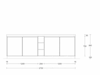 Eilandkeuken met kastenwand - afbeelding 9 van  12