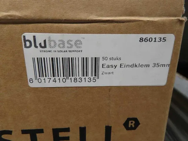 Eindklem easy 35mm zwart (100x) - afbeelding 2 van  2