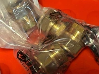 Eindkoppeling knel 15 mm kiwa/gastec messing bonfix - partij - afbeelding 3 van  4