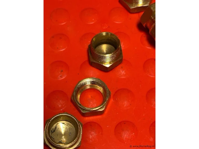 Eindkoppeling knel 22 mm kiwa/gastec messing bonfix - partij - afbeelding 2 van  3
