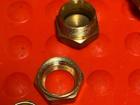 Eindkoppeling knel 22 mm kiwa/gastec messing bonfix - partij - afbeelding 2 van  3