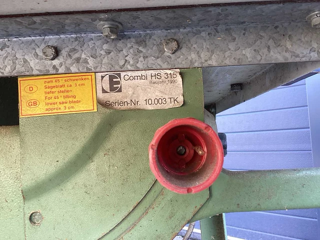 Einhel hs 315 zaagtafel - afbeelding 7 van  8