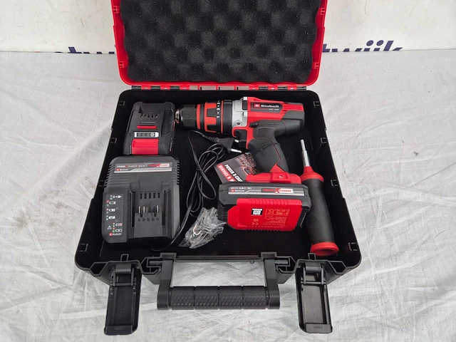 Einhell accu klopboor-/ schroefmachine te-cd 18/48 li-i kit - power x-change - 18 v/li-ion - afbeelding 3 van  3
