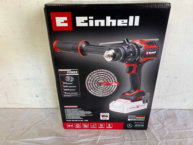 Einhell accu klopboor-/ schroefmachine tp-cd 18/120 li - afbeelding 2 van  2