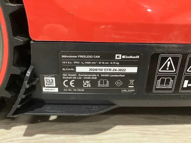 Einhell freelexo cam 500 robotmaaier - afbeelding 10 van  10