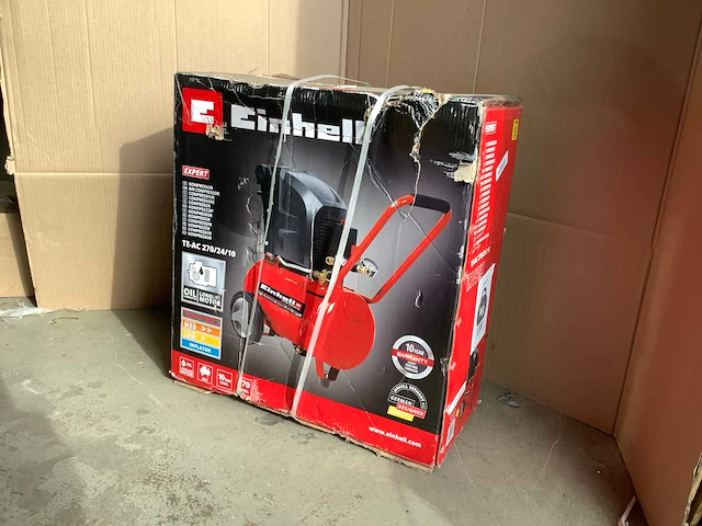Einhell te-ac 270/24/10 luchtcompressor - afbeelding 1 van  2