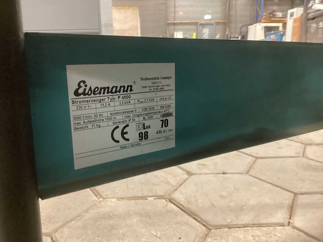 Eisemann p4000 stroomgenerator - afbeelding 9 van  9