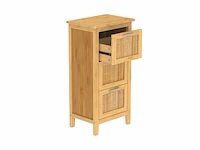 Eisl bamboe wastafel onderkast ca. 42 x 82 x 30 cm - afbeelding 1 van  5