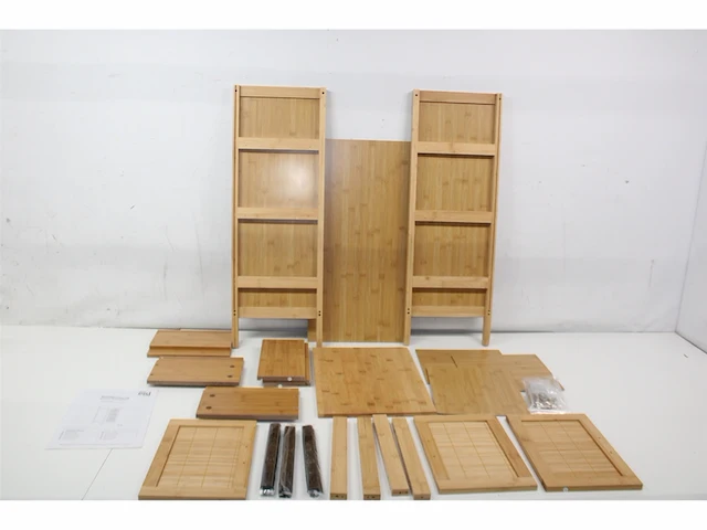 Eisl bamboe wastafel onderkast ca. 42 x 82 x 30 cm - afbeelding 5 van  5