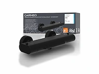 Eisl cerneo thermostatische mengkraan bad met watervaluitloop mat zwart - afbeelding 1 van  5