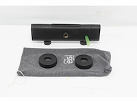 Eisl cerneo thermostatische mengkraan bad met watervaluitloop mat zwart - afbeelding 4 van  5