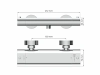 Eisl douchemengkraan carneo thermostatisch chroomkleurig - afbeelding 1 van  4