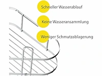 Eisl hoekdoucherek telescopisch chroom kleurig - afbeelding 4 van  6