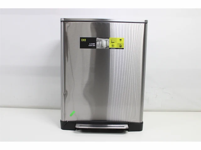 Eko - e-cube pedaalemmer 50 liter - stainless steel plastic - mat rvs - afbeelding 3 van  4