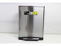 Eko - e-cube pedaalemmer 50 liter - stainless steel plastic - mat rvs - afbeelding 3 van  4