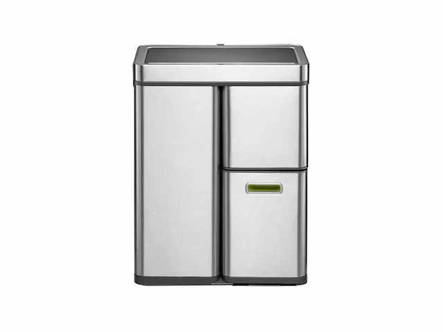 Eko - mirage plus sensor recycler 30+15+15 liter - stainless steel plastic - mat - afbeelding 1 van  2
