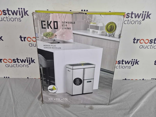 Eko - mirage plus sensor recycler 30+15+15 liter - afbeelding 2 van  2