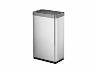 Eko - mirage x sensor bin 80 liter - stainless steel - mat rvs - afbeelding 1 van  2