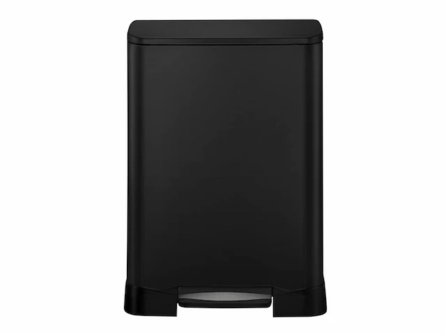 Eko - neo-cubeprullenbak 28+18 liter - stainless steel polypropyleen - zwart - afbeelding 1 van  3