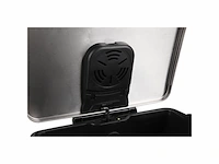Eko europe ecube step bin 40l rechthoekige roestvrijstalen prullenbak - afbeelding 2 van  4