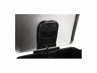 Eko europe ecube step bin 40l rechthoekige roestvrijstalen prullenbak - afbeelding 4 van  4
