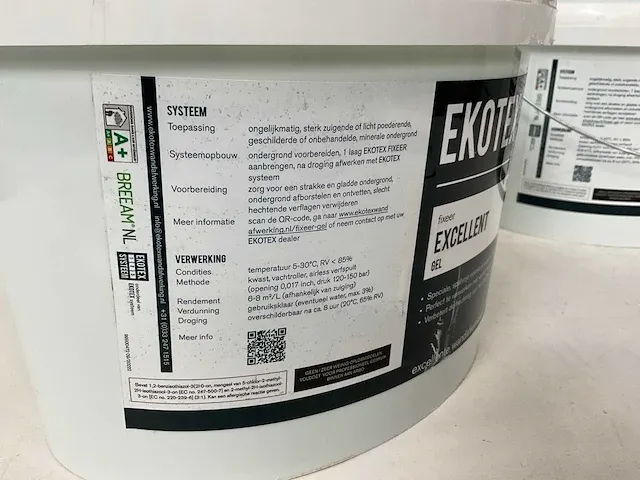 Ekotex voorstrijk voorstrijk middel gel verf (4x) - afbeelding 3 van  3