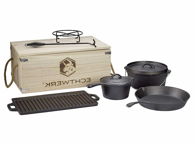 El fuego - dutch ovenset in kist. - afbeelding 1 van  3