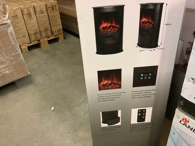 El fuego - wien - sfeerhaard zwart. - afbeelding 4 van  4