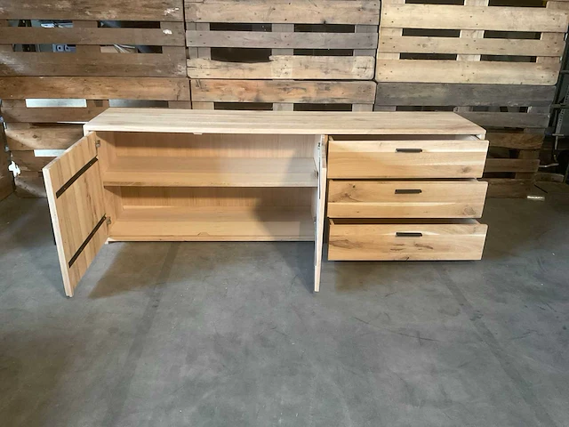 Elance dressoir eikenhout - afbeelding 6 van  9